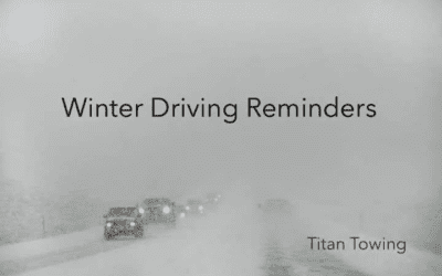 WINTER DRIVING REMINDERS