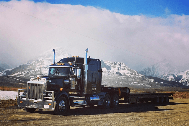 heavy towing vehicle